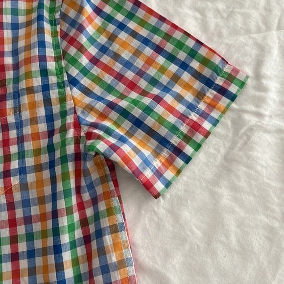Crown & Ivy boys size XL short sleeve button down - Picture 3 of 4